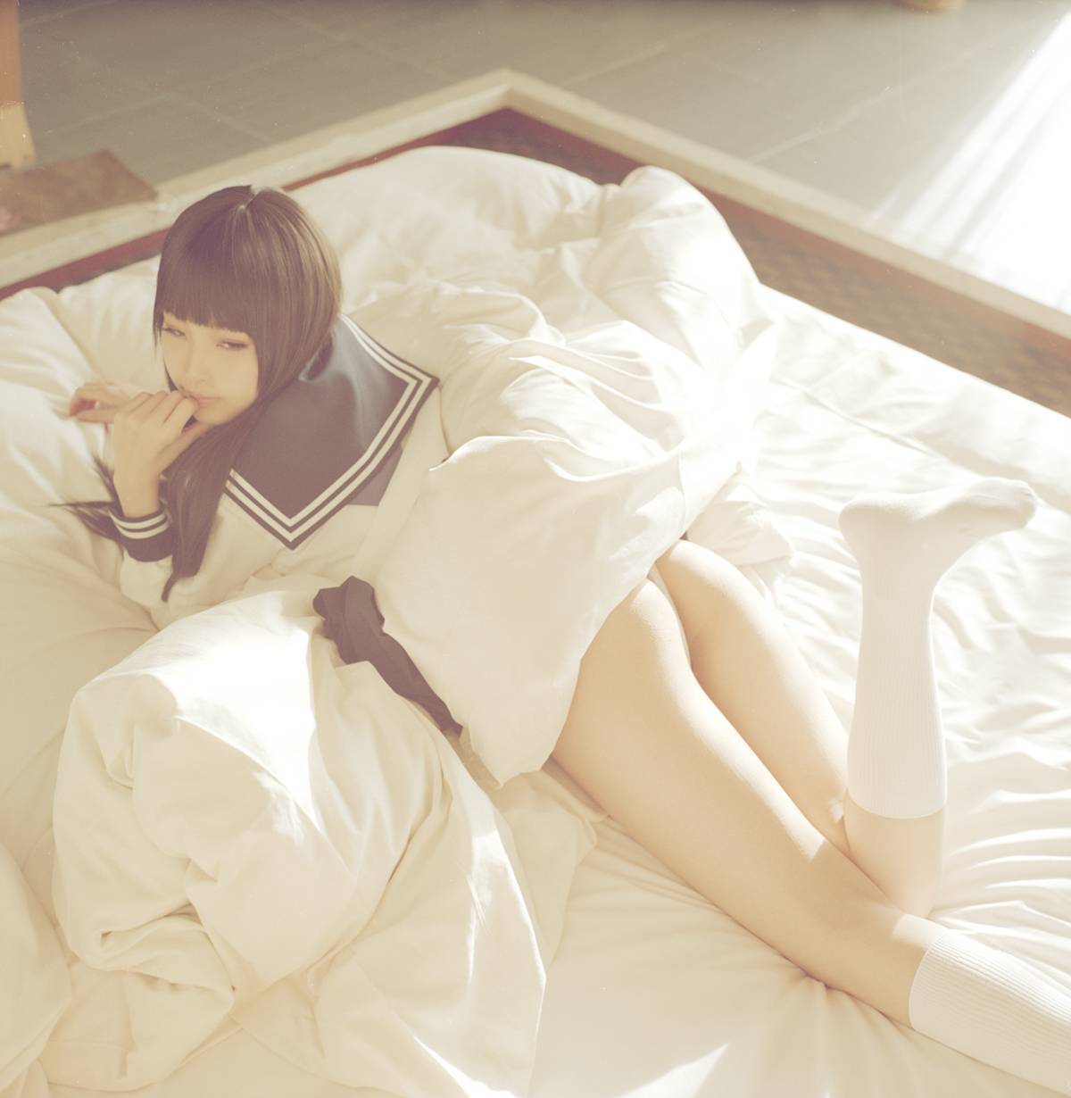 [Cosplay] Awesome body School Girl Cosplay Set